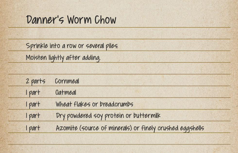 Worm Chow Recipe Wormgear