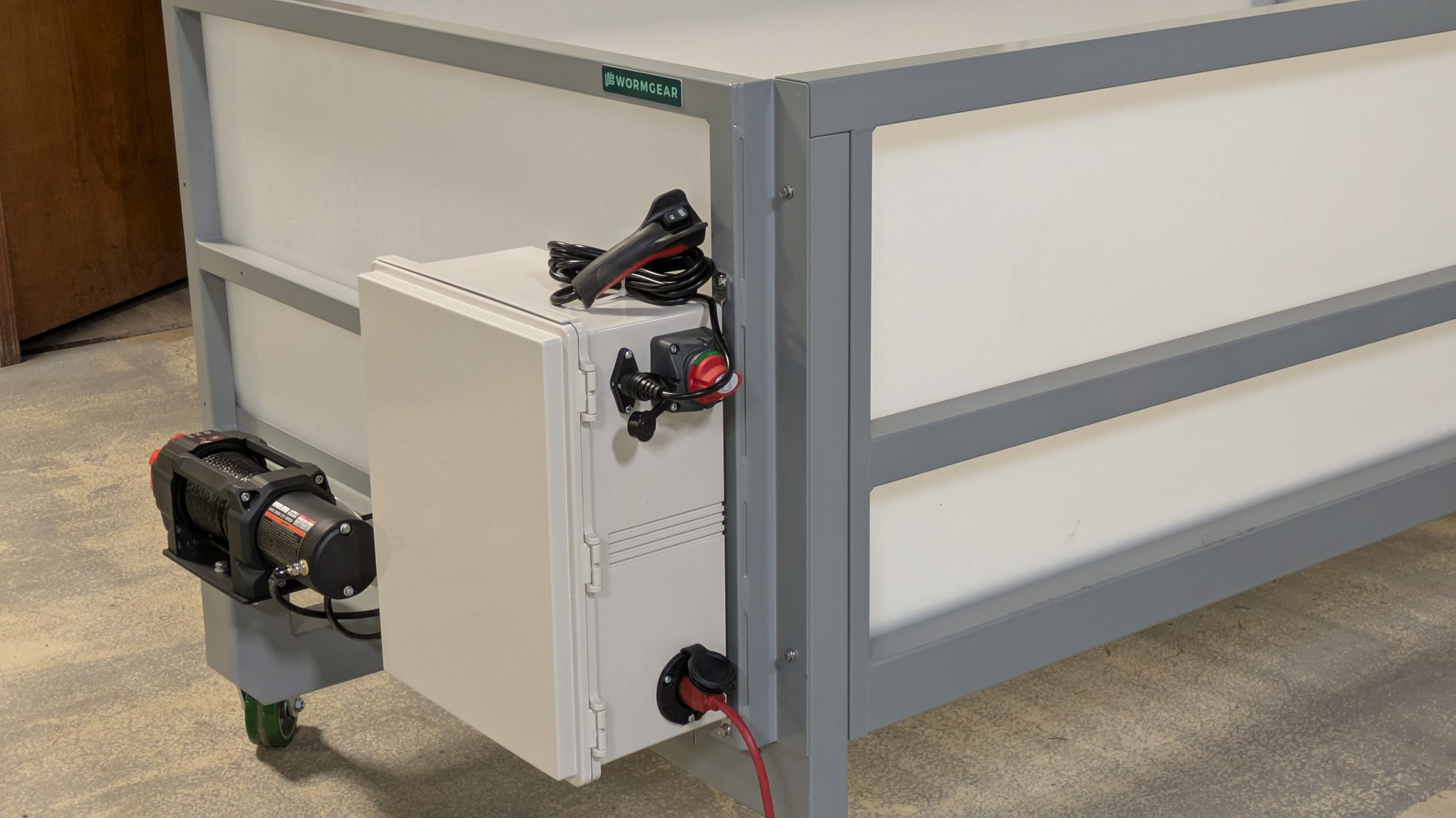 Wormgear CFT System E Winch Controller Box Detail Control Box