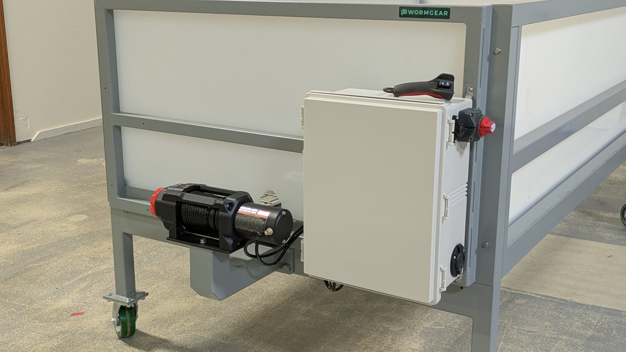 Wormgear CFT System E Winch Controller Box Detail