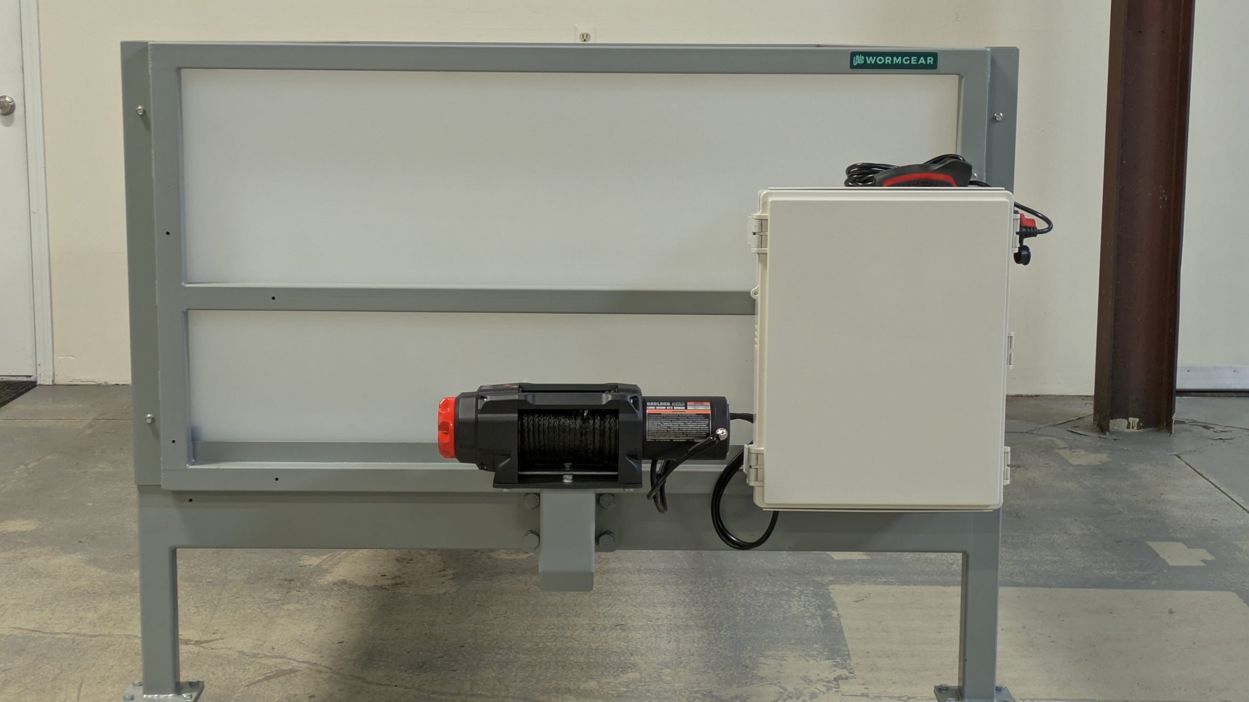 Wormgear CFT System E Winch Controller Box Sideview